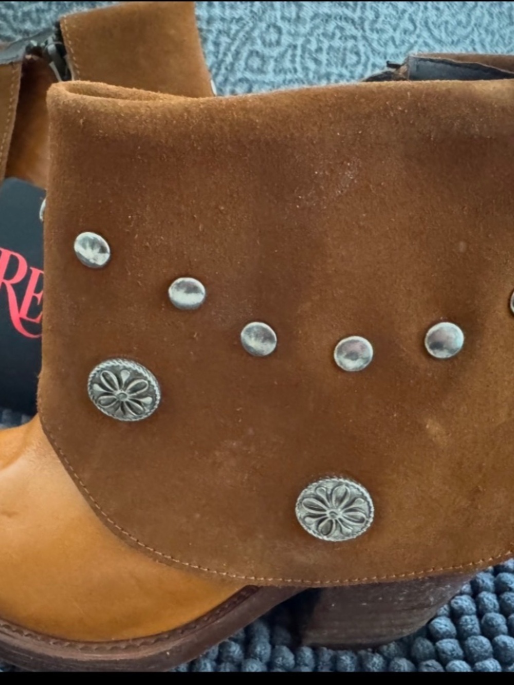 Reba boots in brown & tan #western #cowboy